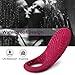 Alona Rechargeable Cock Ring Vibrator, Silicone Vibrating Penis Rings, Waterproof Sex Toy for Couples, Powerful Clitoris Stimulator
