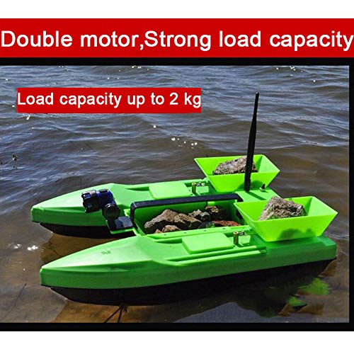 Lw Bateau à Appâts Intelligent, Détecteur De Poissons Sans Fil à Moteur Double, Distance De Contrôle à Distance 300-500m, Tête Simple/double, Modèle: Eal