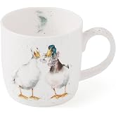 Royal Worcester Wrendale Designs 11 oz Mug, Duck Love