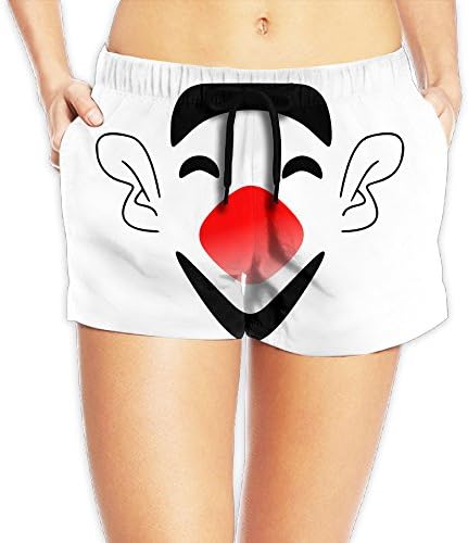2017 Breathable Miss Clown Face Swim Trunks
