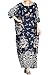 Minibee Women's Dragon Print Pattern Clothing Blue-half sleeve, One Size