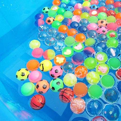 Jatidne 24 Pieces Bouncy Balls for Kids Party Favors 30mm Diamter