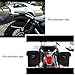 KUMEED Chrome Steel Saddlebag Support Brackets Guards for Honda Suzuki Yamaha Kawasaki