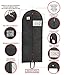 TAMEHOM Breathable 60″ Garment Bag for Dress/Wedding Party Dress, Lightweight, Easy Carrying Shoulder Straps, Window for Viewing, PVC Card Holder, Anti-Moth Protector, Water Res, 5 Zipper