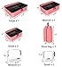 YAMIU Packing Cubes for Suitcases, 7 Pcs luggage organizer bags with Shoe Bag, 2 Waterproof Travel Toiletry Bags, Travel Cubes for Travel Essentials Travel Accessories