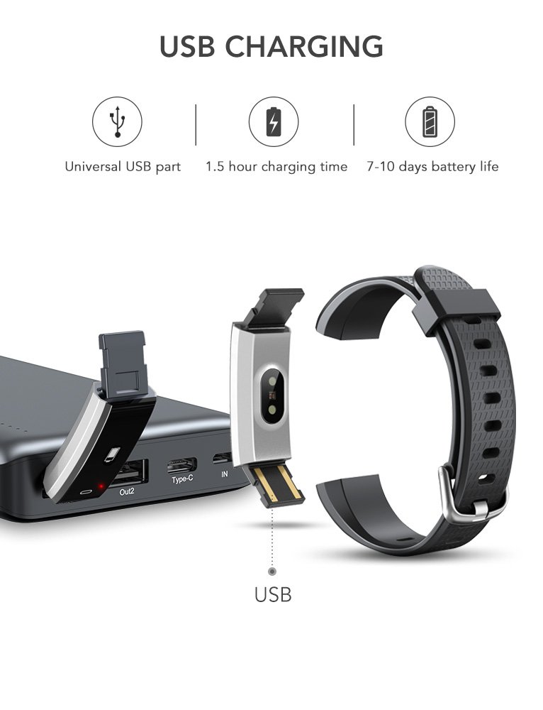 2 Pack Fitness Tracker with Heart Rate Monitor, MEBUYZ IP67 Waterproof Activity Tracker Watch, Smart Pedometer Watch with Sleep Monitor, Step Counter for Men & Kids, Calorie Counter Watch for Women