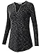 Messic Women's Long Sleeve V-Neck Thin Soft Shirt Basic Casual Knits Tee Tops
