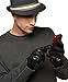 Pratt and Hart Men's Wool Lined Touchscreen Leather Gloves