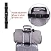 Luggage Straps for Suitcase Add a bag Belt tsa Approved Heavy Duty Adjustable Travel Attachment Accessory- Brown Genuine Leather
