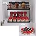 2 Tier Countertop Spice Rack,GONGSHI Kitchen Pantry Stand Shelf Organizer (10.8Lx4.8Wx8.3H)