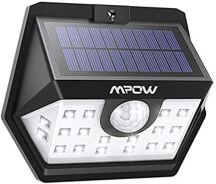 Mpow Luz Solar de Exterior, Lámpara Solar 20 LED, 270º Gran ...