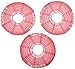 Beistle 3-Pack It's a Girl! Paper Lanterns, 9-1/2-Inch, pink/white (54575)