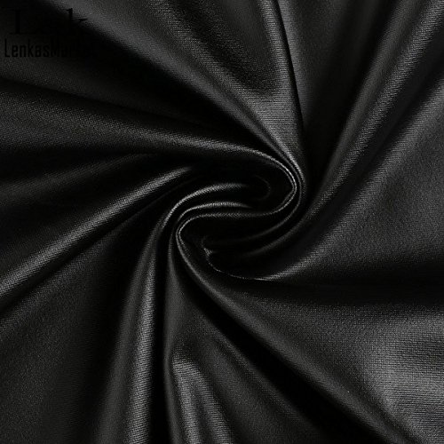 timbre women's faux leather skirt knee length black