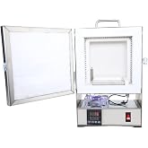 TableTop USA Hi-Temp 2200 Degree Electric Burnout Oven Kiln Vent Hole PROGRAMMABLE Controller Furnace Jewelry Making Dental Casting Wax 3D Resin PLA Burnout Made in the U.S.A.