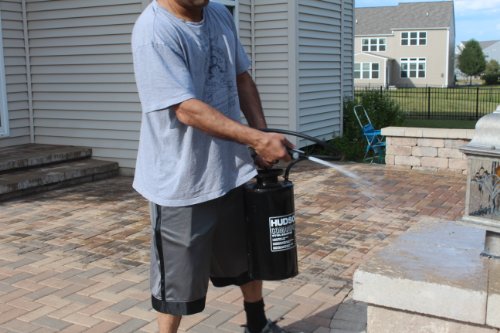 Rainguard Micro-seal 5 Gal Concentrate (makes 50 Gal) Clear Penetrating Silane Siloxane Professional Grade Water Repellent Sealer - Concrete, CMU, Block, Brick, Stucco, Stone, Wood Surfaces, Apply Low Temp 35F & to New Concrete, 10 Year Warranty
