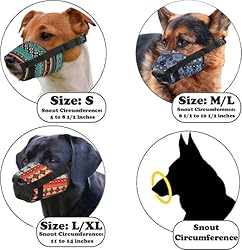 MUROM Pattern Dog Muzzle for Small Medium Large