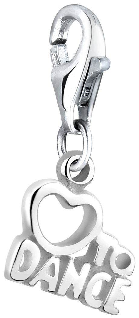 Nenalina charm love to dance pendant, in 925 sterling silver, for all popular charms, 713181-000