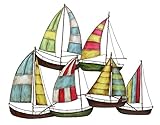 Deco 79 Metal Sailing Boat Decor a Perfect Nautical Decor (Kitchen)