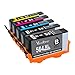Valuetoner Remanufactured Ink Cartridges for 564 564XL (Black, Cyan, Magenta, Yellow, Photo Black) 5 Pack for Officejet 4620, Photosmart 7510 5520 7520 6520 D7560 C410, Deskjet 3520 Printer