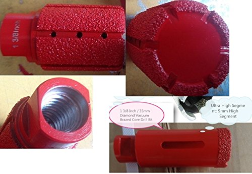 1 3/8" Diamond Brazed Zero Tolerance Drum Wheels 1-3/8 Inch Diamond Welded Core Drill Bits for granite marble ceramics sinkwork cut hole saw concrete polishing travertine grinding quartz grinding