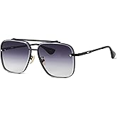 Gtand Fashion Oversized Square Aviator Gradient Sunglasses For Men Women Vintage Metal Sun Glasses 63mm