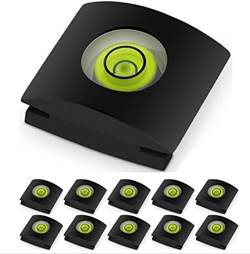 Spirit Level Hot Shoe Protector Cover for DSLR Camera Nikon Canon, 10-PACK