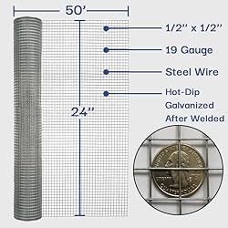 Salmut Hardware Cloth Chicken Wire Mesh Roll