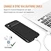 iPhone X Battery Case, 3600mAh Slim Portable Extend Battery Pack Charger Case, Rechargeable Power Bank Charging Case for iPhone X/iPhone 10-Black