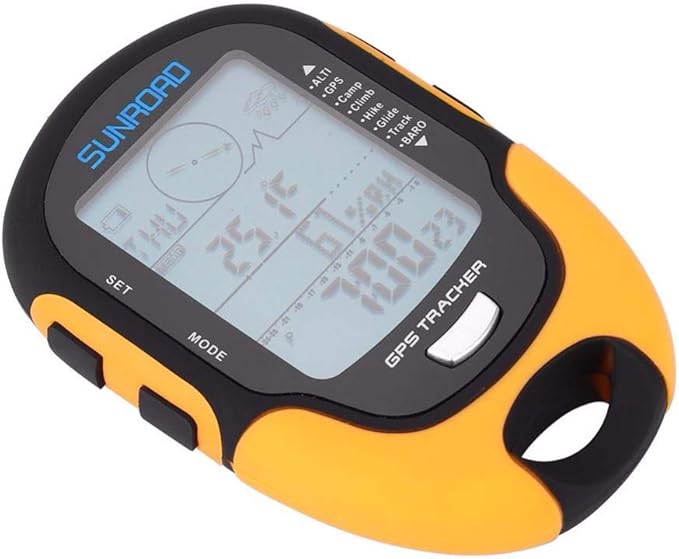 WonVon Digital Altimeter, Handheld GPS Navigation Receptor, USB Portable Rechargeable Digital