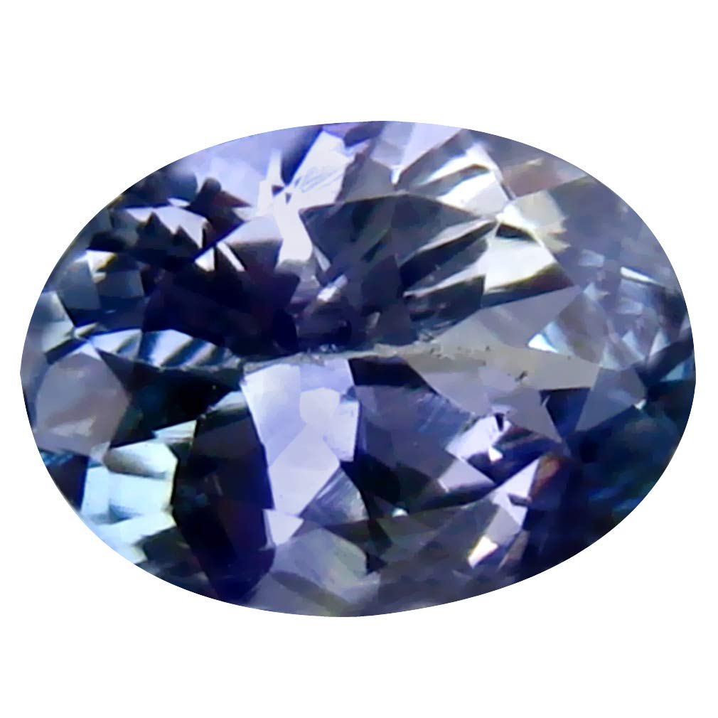 0.96 ct Oval Cut (7 x 5 mm) Genuine Bluish Violet Tanzanite Natural Loose Gemstone