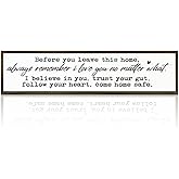Family Signs Decor, Wood Framed Wall Decor Sign, Farmhouse Wooden Plaques, Positive Home Decors for Living Room, Bedroom, Kitchen, Housewarming Gifts, Framed Wooden Box Sign 17.8x4x1.2 inches