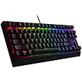 Razer BlackWidow V3 Tenkeyless Mechanical Gaming Keyboard Mechanical Switches - Chroma RGB Lighting - Compact Form Factor - Programmable Macro Functionality - USB Passthrough (Renewed)