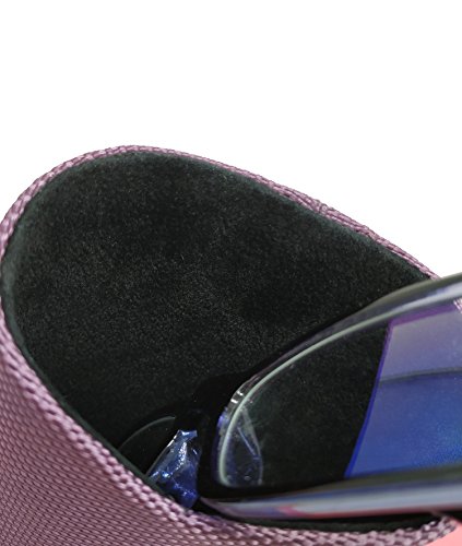 VIEEL Eyeglasses Holder & Stand Case, Plush Lined Household Magnetic Holder Protective Anti-Scratch Dustproof Stand Case for Eyeglass and Sunglasses (Silver) - Thumbnail 6