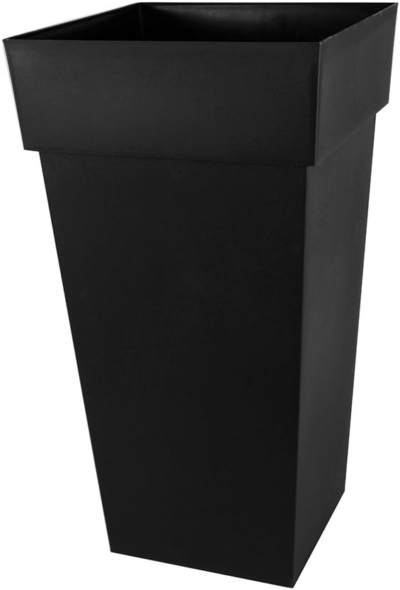 Eda Plastiques Toscane 3,4 L - Pot de fleurs carré 18 cm - Comparer