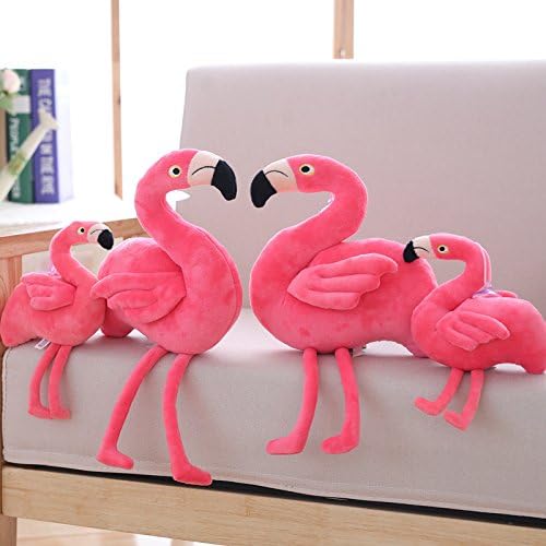 TREGIA 24/40Cm Cute Pink Flamingo Plush Toys Stuffed Wildlife Animal Bird Dolls Pillow Birthday for Girls Must Have Toys Boy Gifts Girl S Favourite Superhero Coloring Toy Unboxing