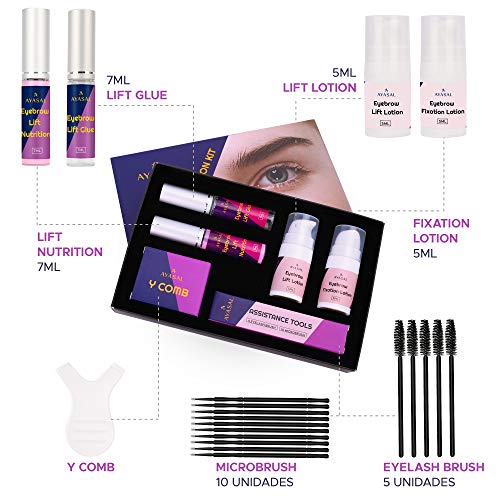 AYASAL Ultimate Eyebrow Lamination Kit, Eyebrow Lift Kit DIY Brow