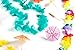Neliblu Luau Party Supplies, Luau Bulk Party Pack includes 1 9' Jumbo Flower Lei Garland; 144 Paper Hibiscus Parasol Umbrellas; 25 Jumbo 36
