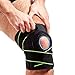 Knee Brace Support for Men and Women, Compression Sleeve Brace, Adjustable Open Patella Knee Brace with 4 Side Stabilizers for Arthritis, Meniscus Tear, ACL, MCL, Running, Sports, Athletic