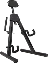 Fender Universal A-Frame Electric Stand Adjustable Width Padded Arms Black