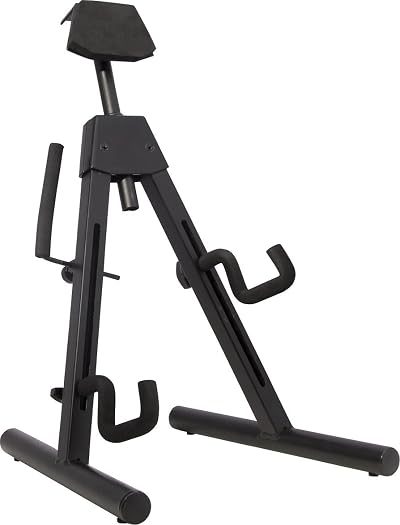 Fender Universal A-Frame Electric Stand Adjustable Width Padded Arms Black
