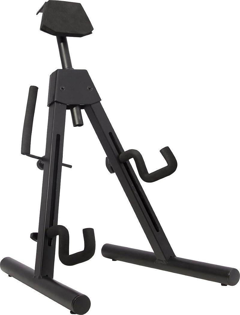 Fender Universal A-Frame Electric Stand Adjustable Width Padded Arms Black