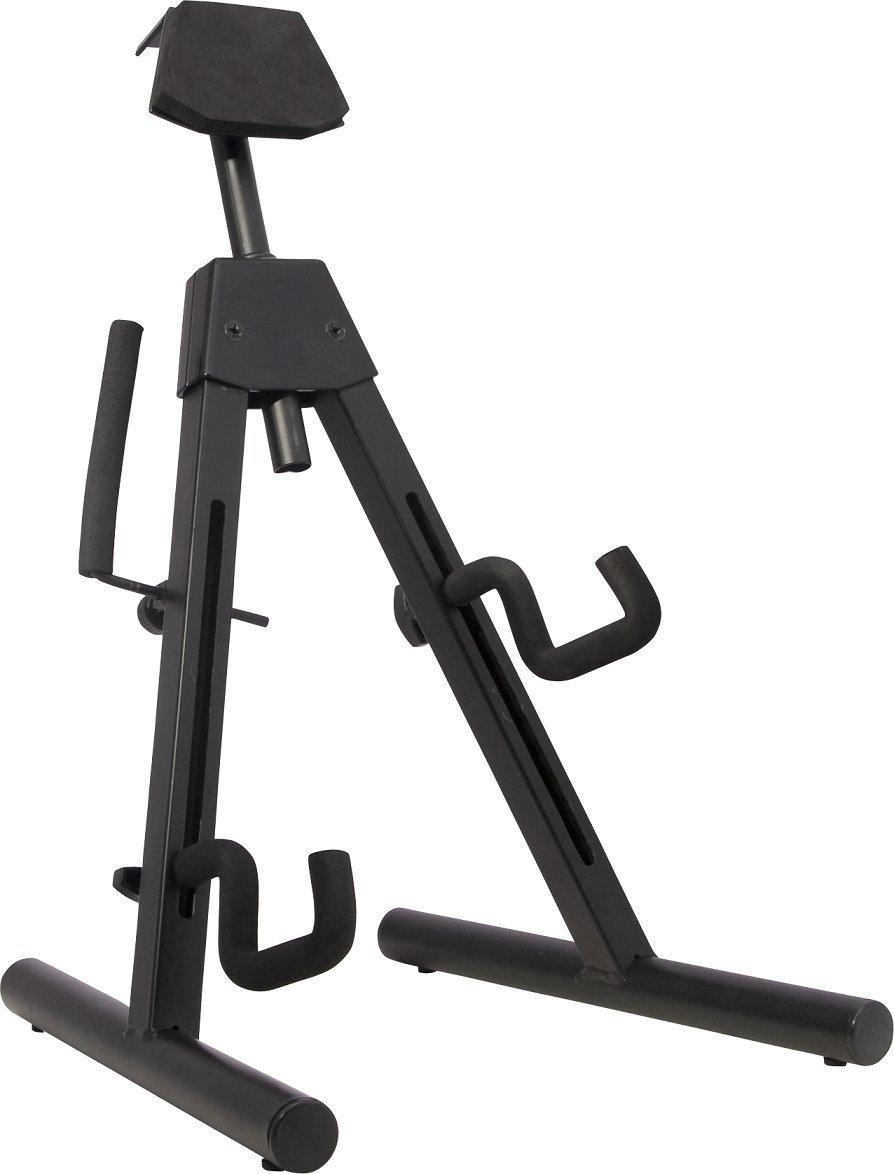 Fender Universal A-Frame Electric Guitar Stand, Adjustable Width, Padded Arms, Foldable, Black, Fits Most Guitars and Basses