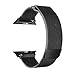 BRG for Apple Watch Band 42mm, Stainless Steel Mesh Milanese Loop with Adjustable Magnetic Closure Replacement iWatch Band for Apple Watch Series 3 2 1 (42mm Black)