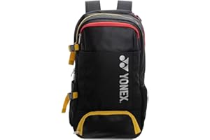 YONEX 82012L (Black/Yellow) Active Backpack Large Badminton Tennis Racket Bag