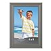 Icona Bay - 4x6 Picture Frames - Gray, 6 Pack - Beautifully Detailed Molding - Contemporary Picture Frames - Wall Mount or Table Top - Inspirations Collection
