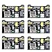 UCEC MB102 3.3V/5V Breadboard Power Supply Module for Arduino Board Solderless Breadboard (Pack of 6)