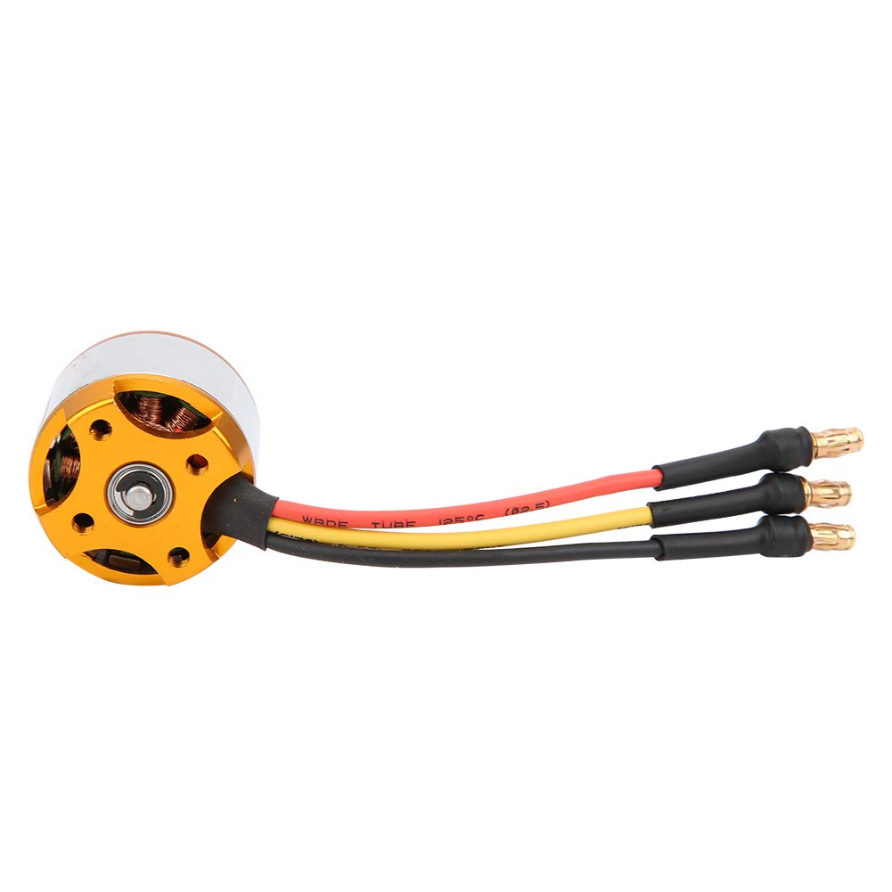 1400KV Brushless Motor Outrunner, RC Electric Outrunner Motor, RC Models Brushless Motor Controller for Fixed Wing Airplane(1400KV)