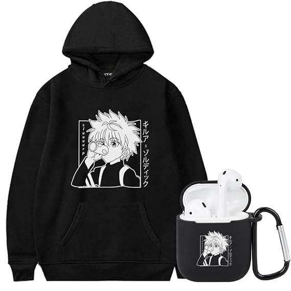 Sunny Days Depot Hunter X Hunter Gon Killua Hoodies With Case For Airpod Set Cover Sweatshirts Hoodie 2xl Case For Airpod Anime Black Amazon In Clothing Accessories Sunny Days Depot Hunter X Hunter Gon Killua Hoodies With Case For Airpod Set Cover Sweatshirts Hoodie 2xl Case For Airpod Anime Black Amazon In Clothing Accessories