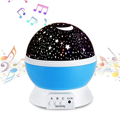 baby night light projector with music 