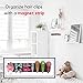 Magnetic Squares Flexible Craft Magnets - Magnet Sheet of 70 Strong Magnetic Tape Stickers - Double Sided Sticky Magnets for Crafts with 3M Adhesive Backing
